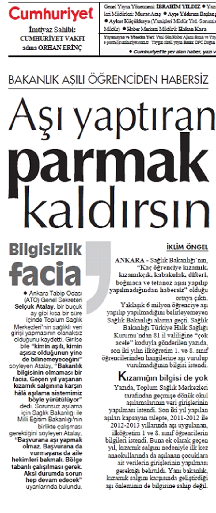 Halk Sağlığı Haftası’nın Düşündürdükleri 10: Bir Kehanet Daha