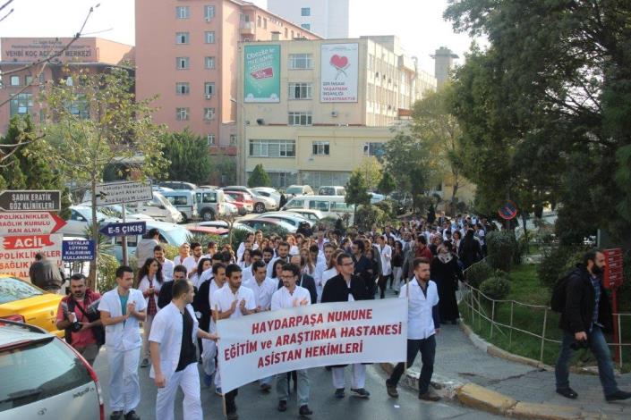 haydarpasa numune hastanesi nde asistan hekimlerden basin aciklamasi istanbul tabip odasi