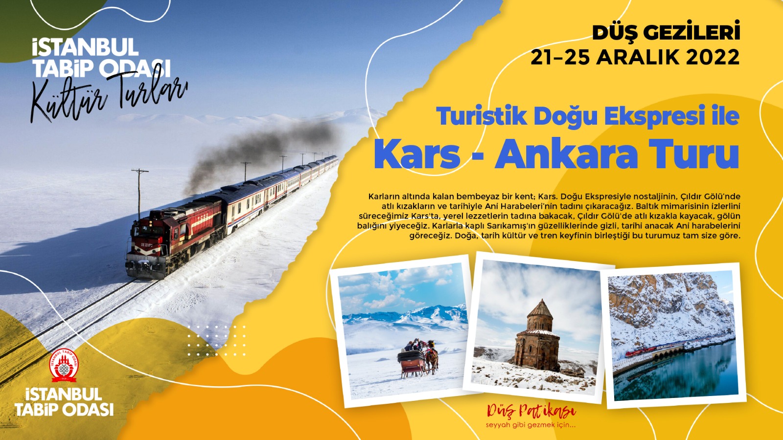 Turistik Doğu Ekspresi Treni İle Kars – Ankara Turu