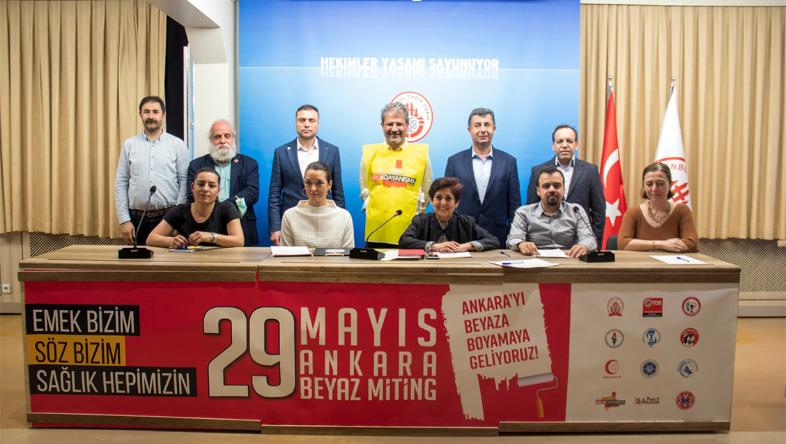 Basın Toplantısı: 29 Mayıs’ta Ankara’da “Emek Bizim Söz Bizim, Sağlık Hepimizin” Mitinginde Buluşuyoruz