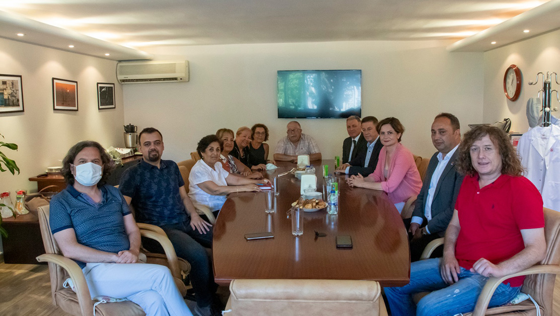 CHP İstanbul İl Başkanı Dr. Canan Kaftancıoğlu İstanbul Tabip Odası (İTO) Yönetim Kurulu’nu Ziyaret Etti