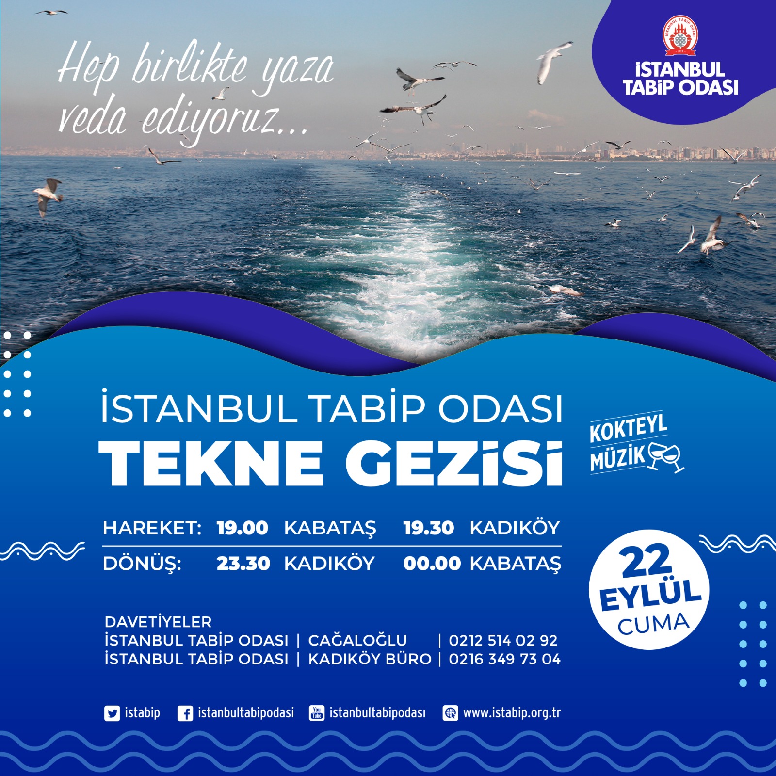 Boğaz Turuyla Yaza Veda Ediyoruz...