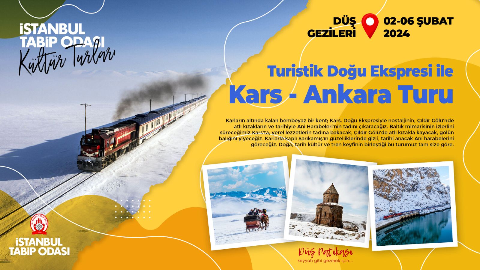 Turistik Doğu Ekspresi İle Kars – Ankara Turu