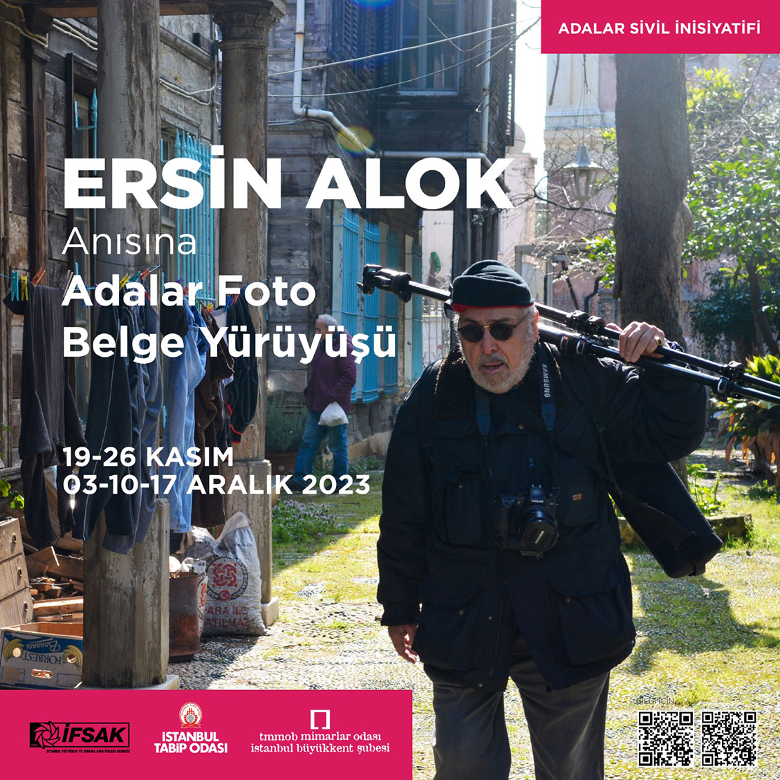 Ersin Alok Anısına Adalar Foto Belge Yürüyüşü