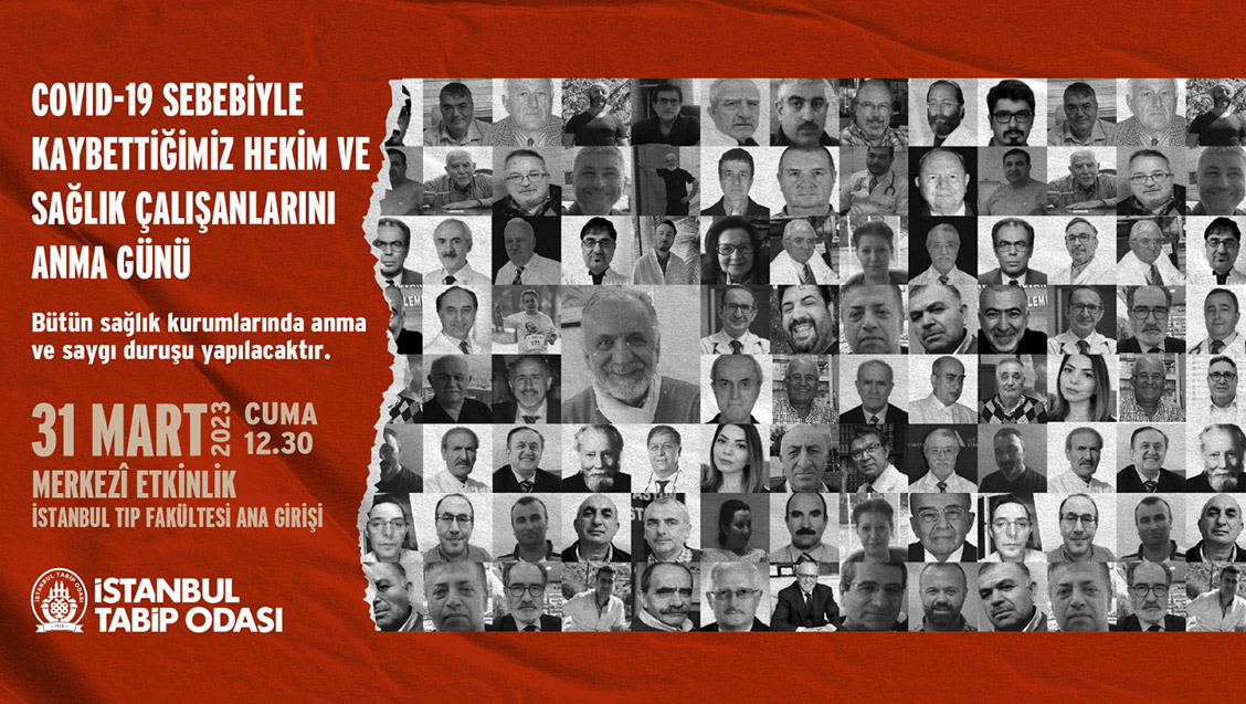COVID-19 Sebebiyle Kaybettiğimiz Hekim ve Sağlık Çalışanlarını  Sevgi, Özlem ve Minnetle Anıyoruz…