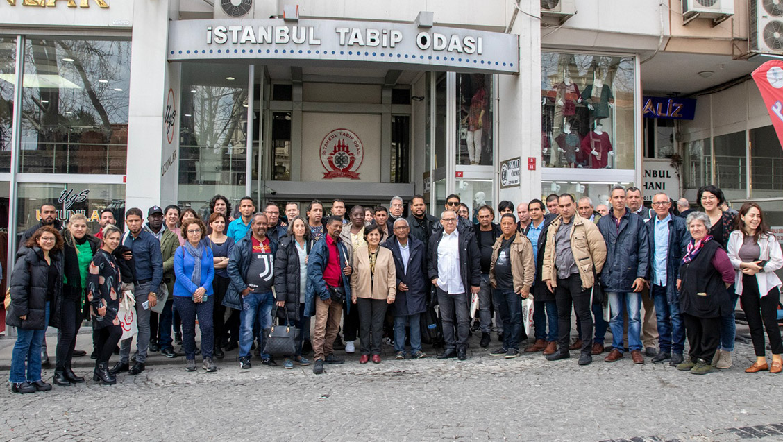 Küba Henry Reeve Sağlık Tugayı İstanbul Tabip Odası’nı Ziyaret Etti