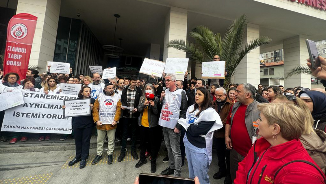 Taksim Eğitim Araştırma Hastanesi Çalışanları: Hastanemizden Ayrılmak İstemiyoruz