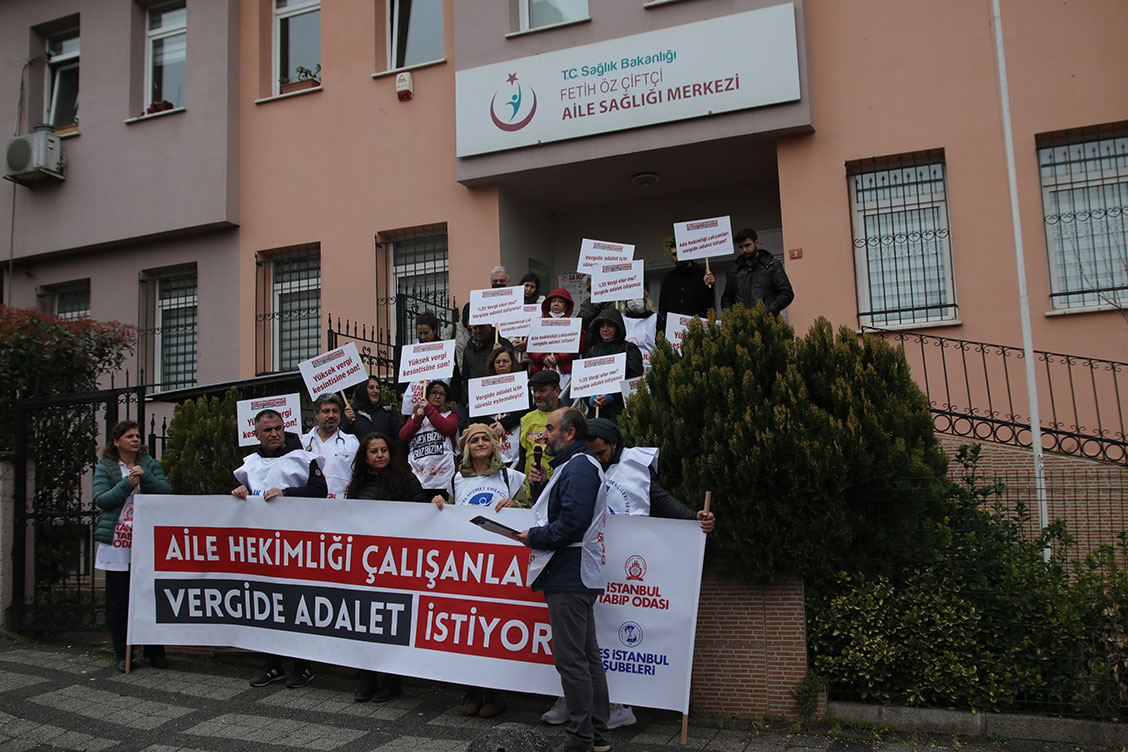 Vergide Adalet Eylemlerinde Beşinci Hafta: Haksız ve Adaletsiz Vergi Kesintilerinden Vazgeçin!