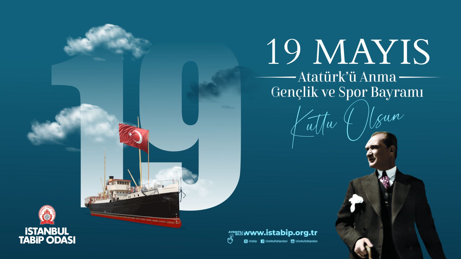 19 Mayıs Atatürk’ü Anma, Gençlik ve Spor Bayramı Kutlu Olsun