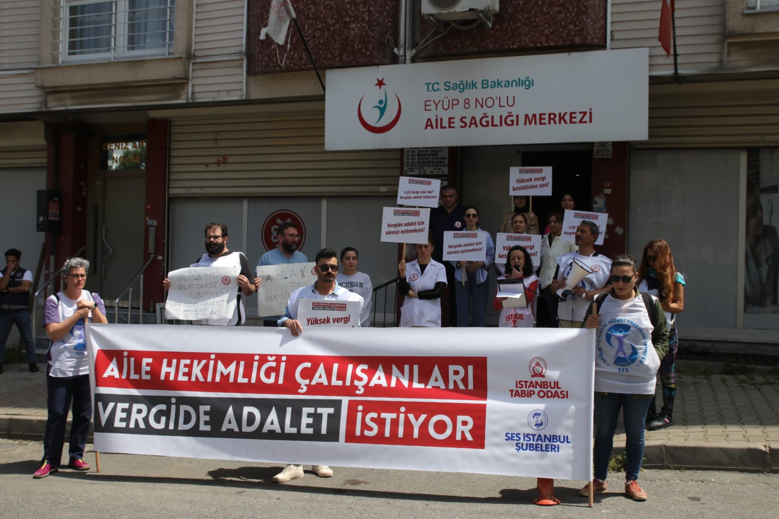 Sağlık Çalışanları 10 Haftadır Vergide Adalet İstiyor!