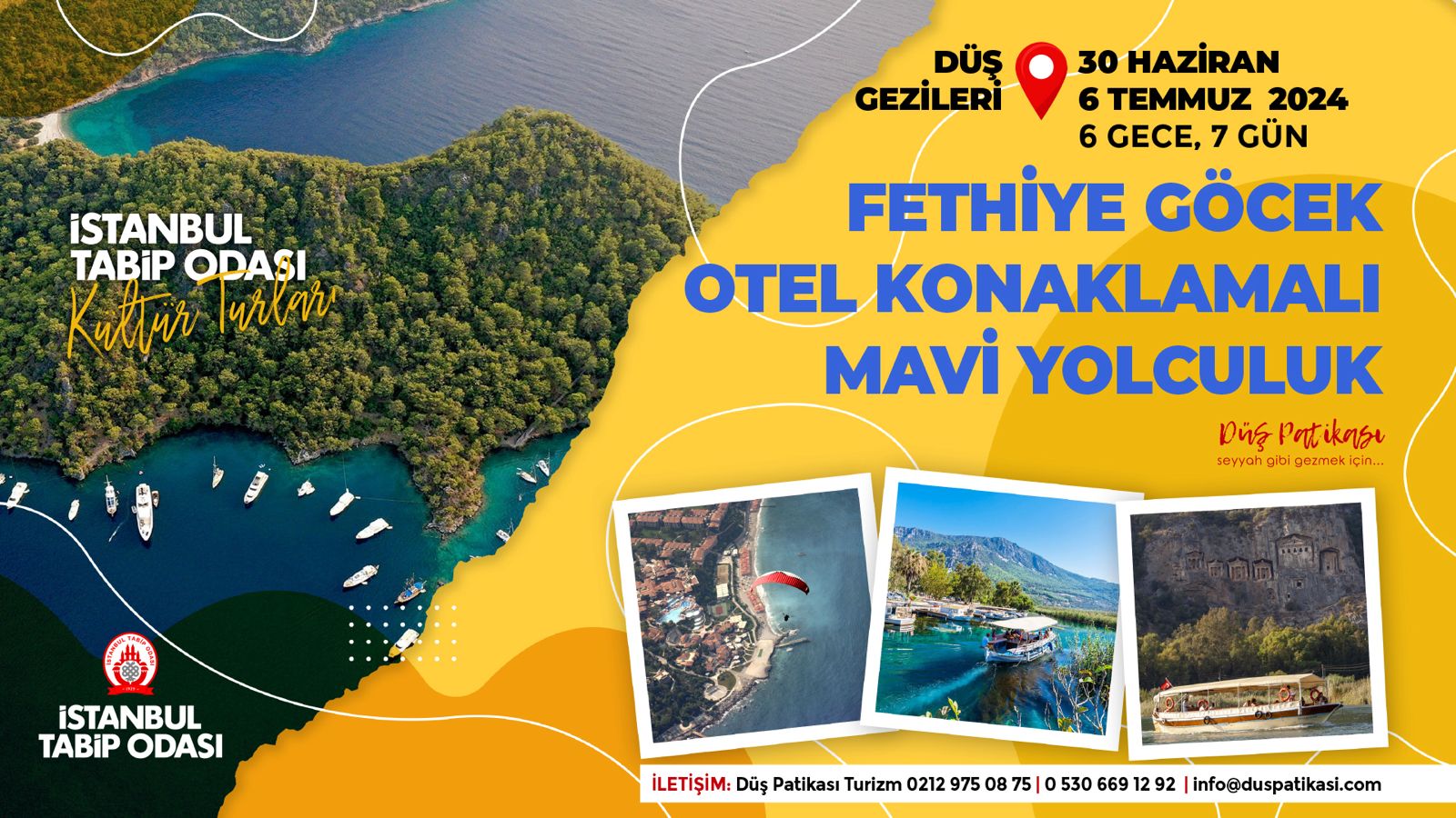 Fethiye - Göcek Otel Konaklamalı Mavi Yolculuk Turu