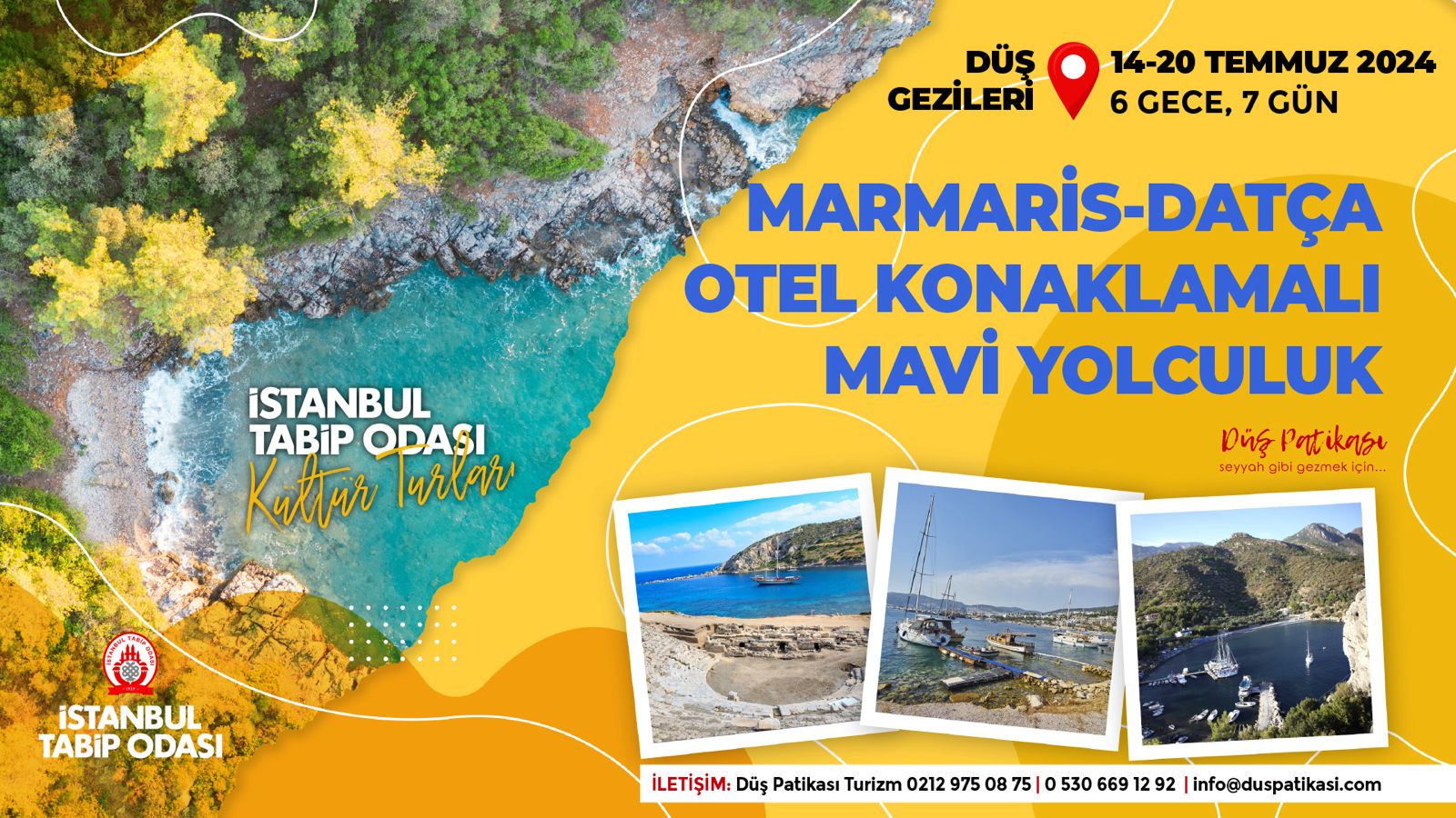 Marmaris Datca Otel Konaklamalı Mavi Yolculuk Turu