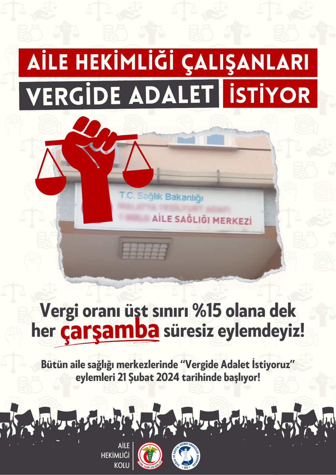 Aile Hekimliği Çalışanları Vergide Adalet İstiyor!