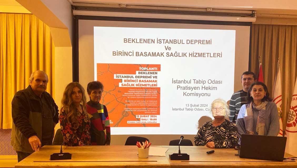 İstanbul Depremi İçin Birinci Basamak Çalışmalarına Yönelik Toplantı Yapıldı