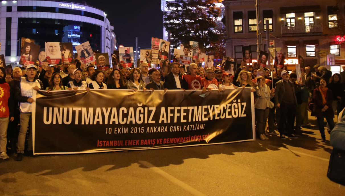 10 Ekim Ankara Garı Katliamı’nda Yitirdiklerimizi Andık