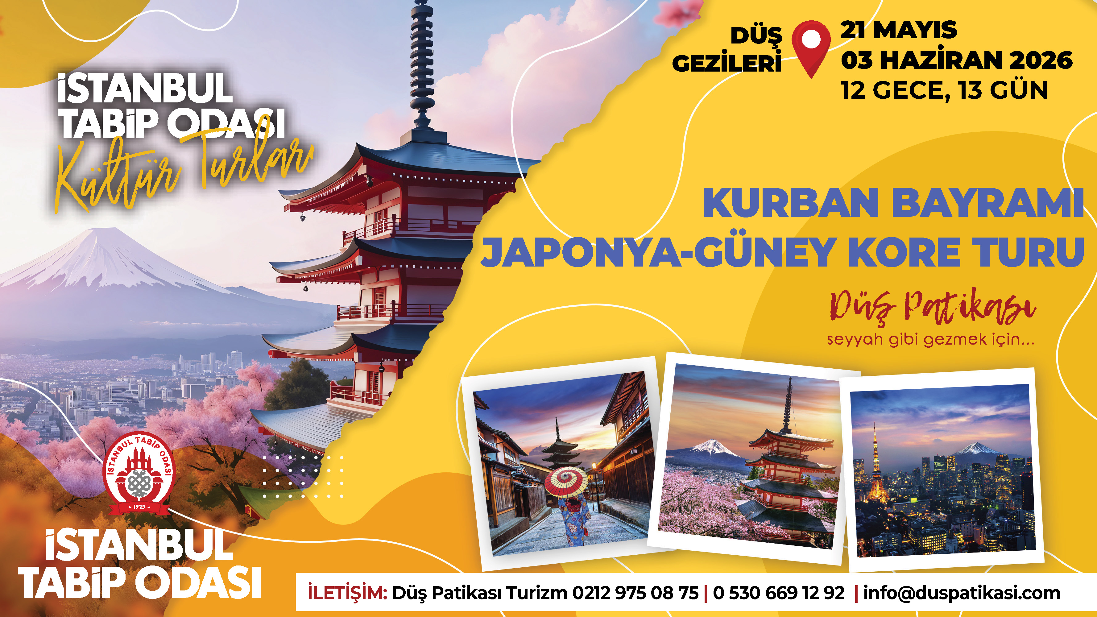Kurban Bayramı Japonya-Güney Kore Turu