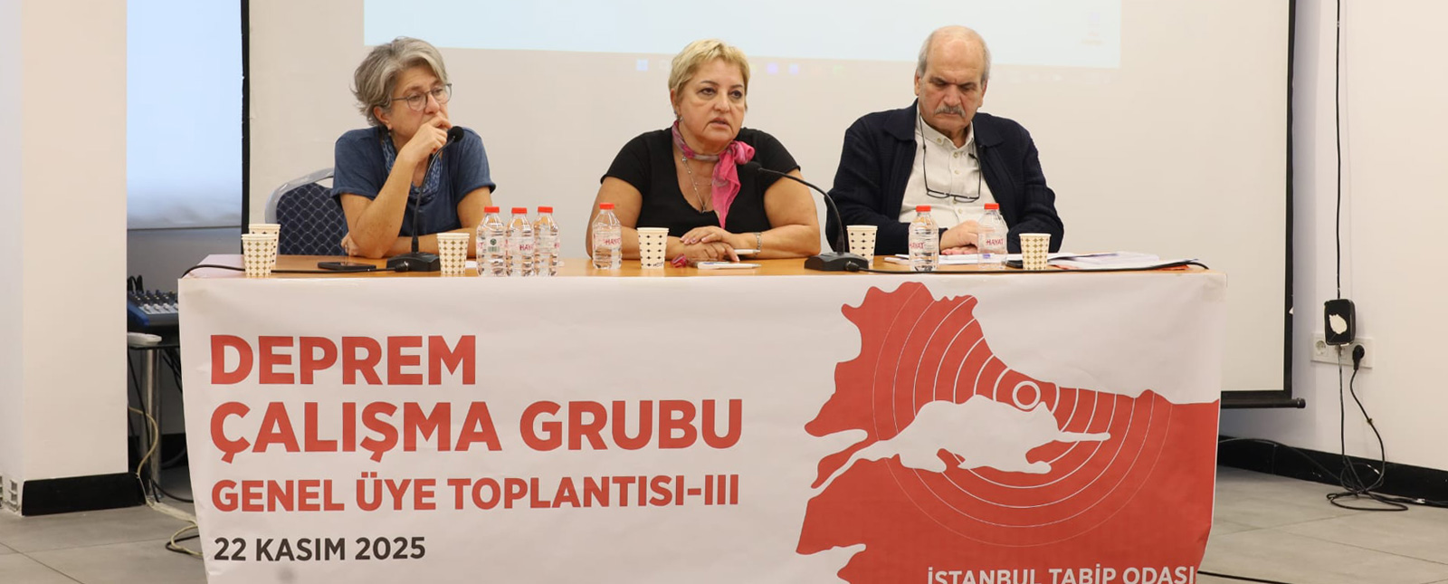 İstanbul Tabip Odası Deprem Çalışma Grubu Üçüncü Genel Üye Toplantısı Yapıldı