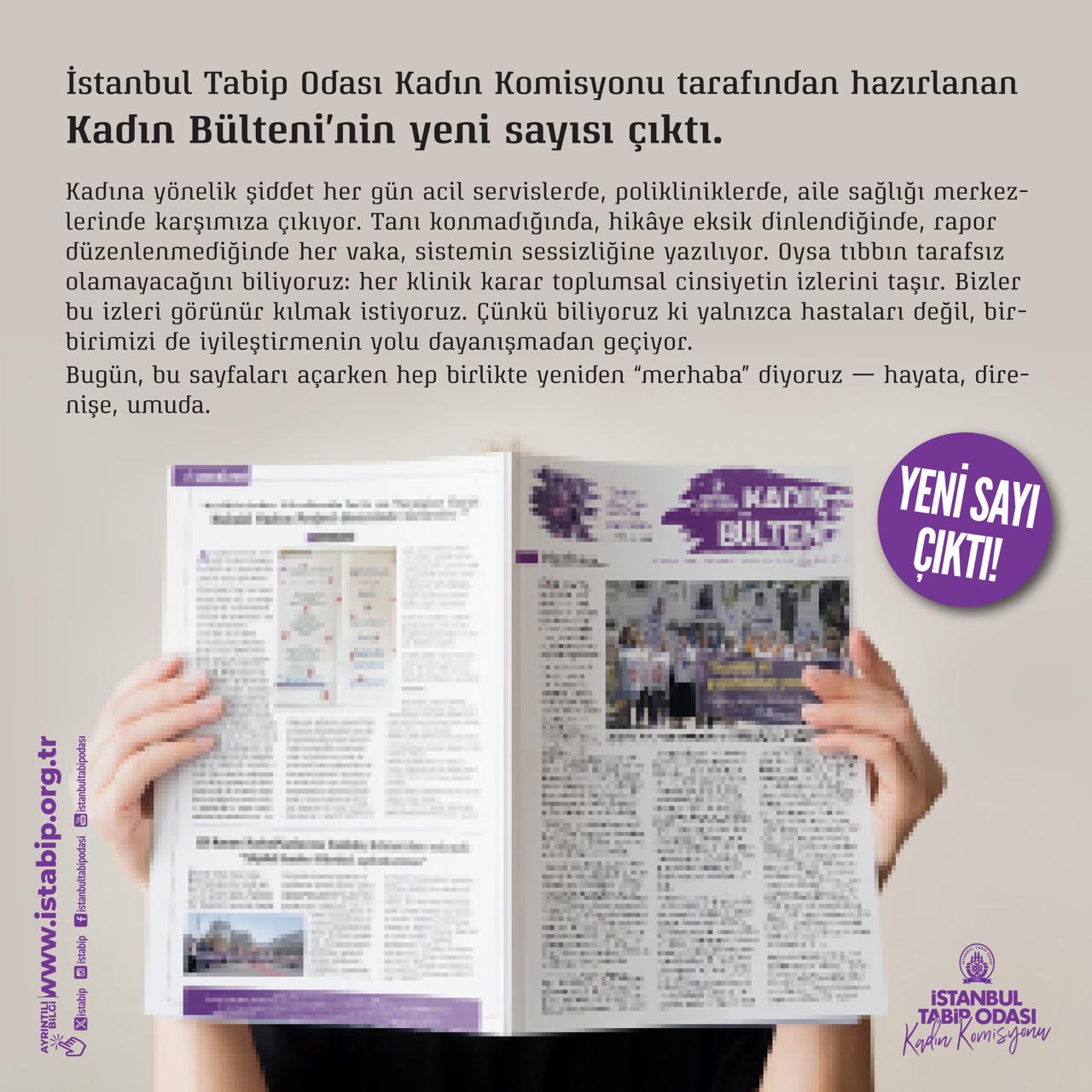 Kadın Bülteni'nin Yeni Sayısı Yayında