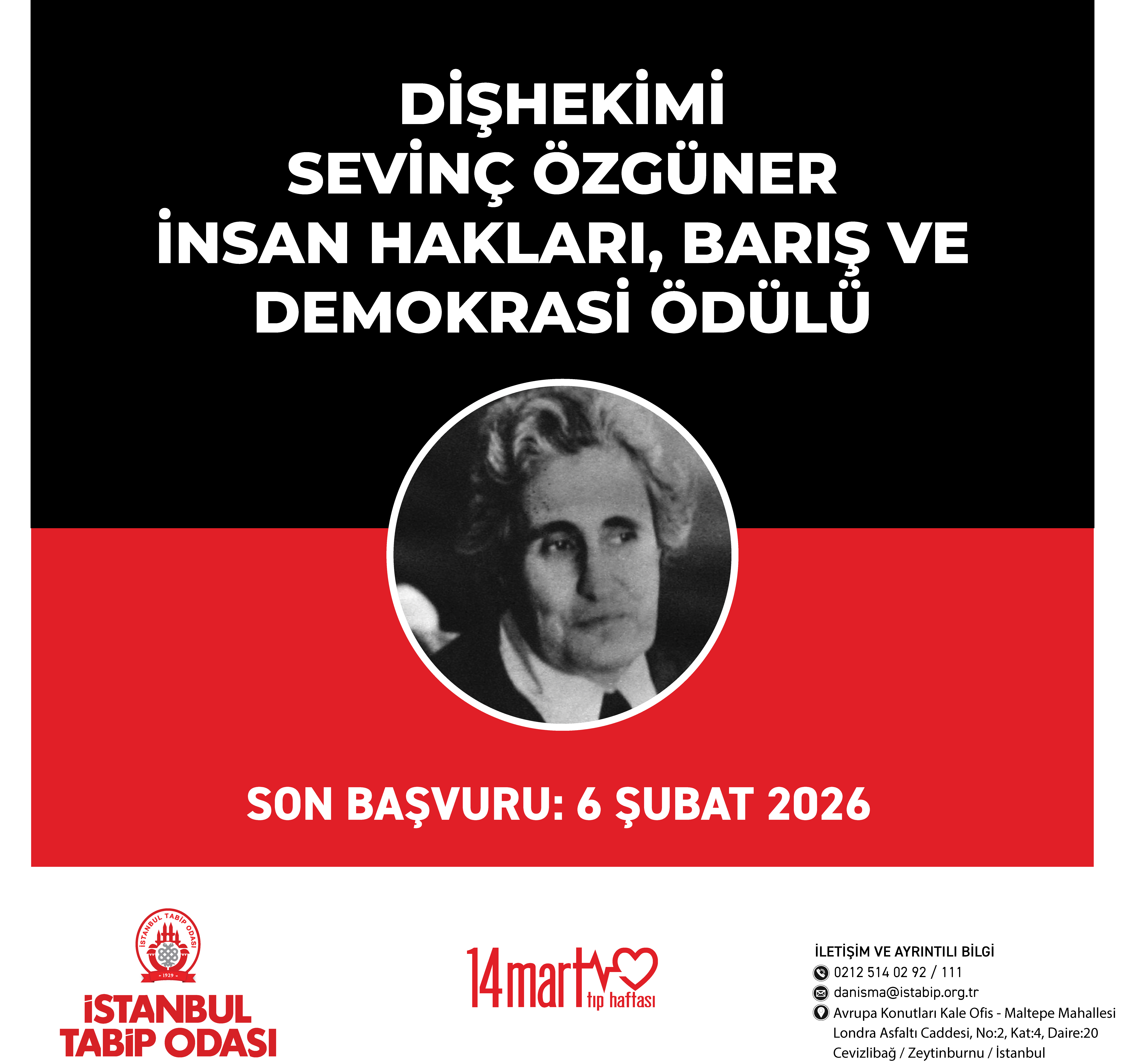 Dişhekimi Sevinç Özgüner İnsan Hakları, Barış ve Demokrasi Ödülü