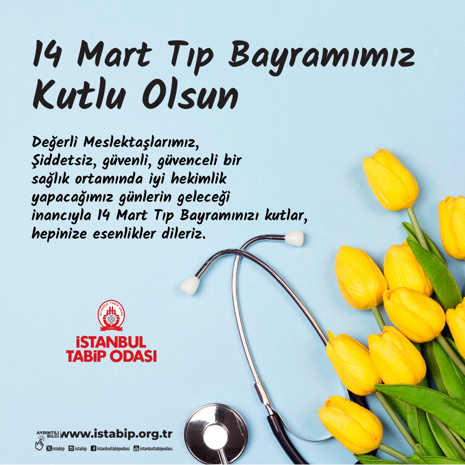 14 Mart Tıp Bayramımız Kutlu Olsun