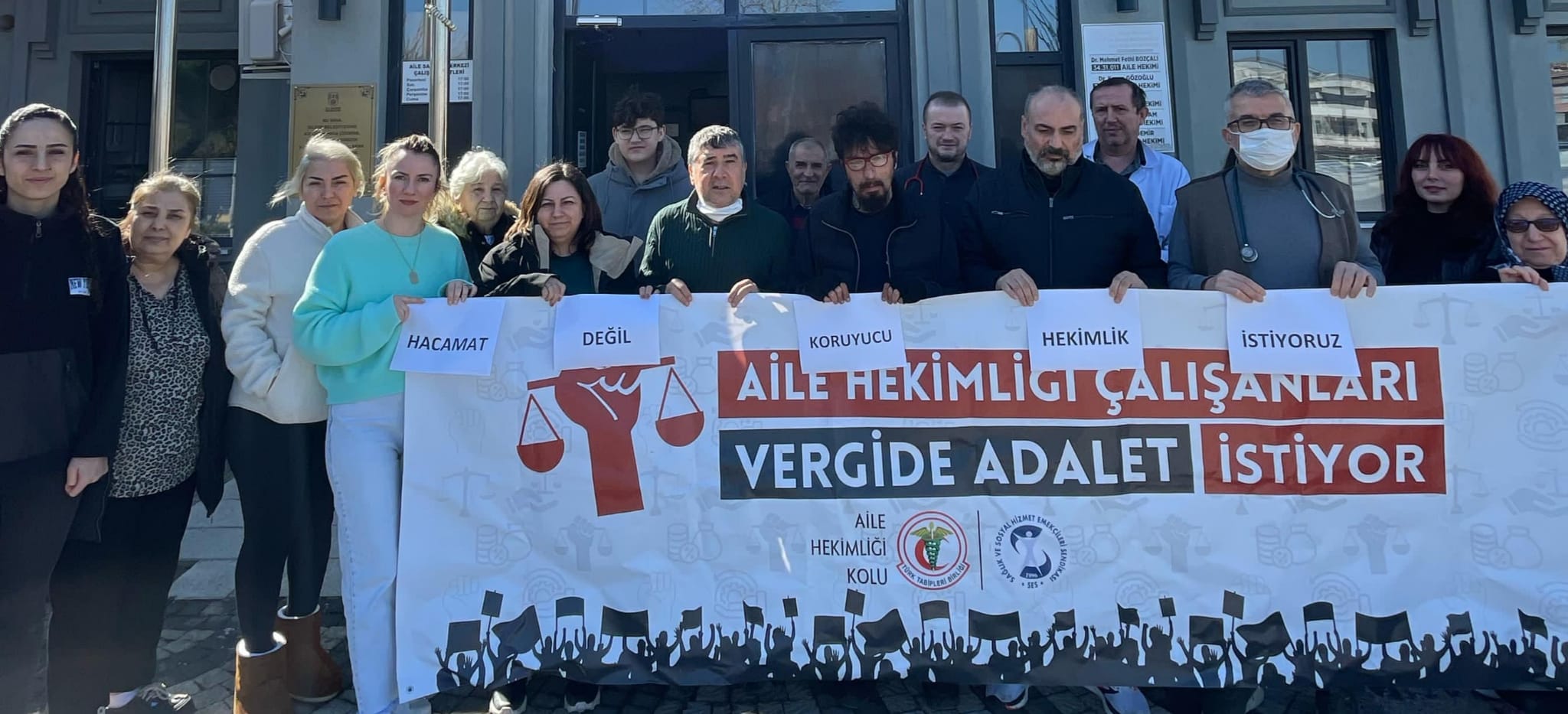 Vergide Adalet Eylemlerinde 50. Hafta: Emeğimiz ve Sağlık Hakkı İçin 14 Mart’ta İş Bırakıyoruz!