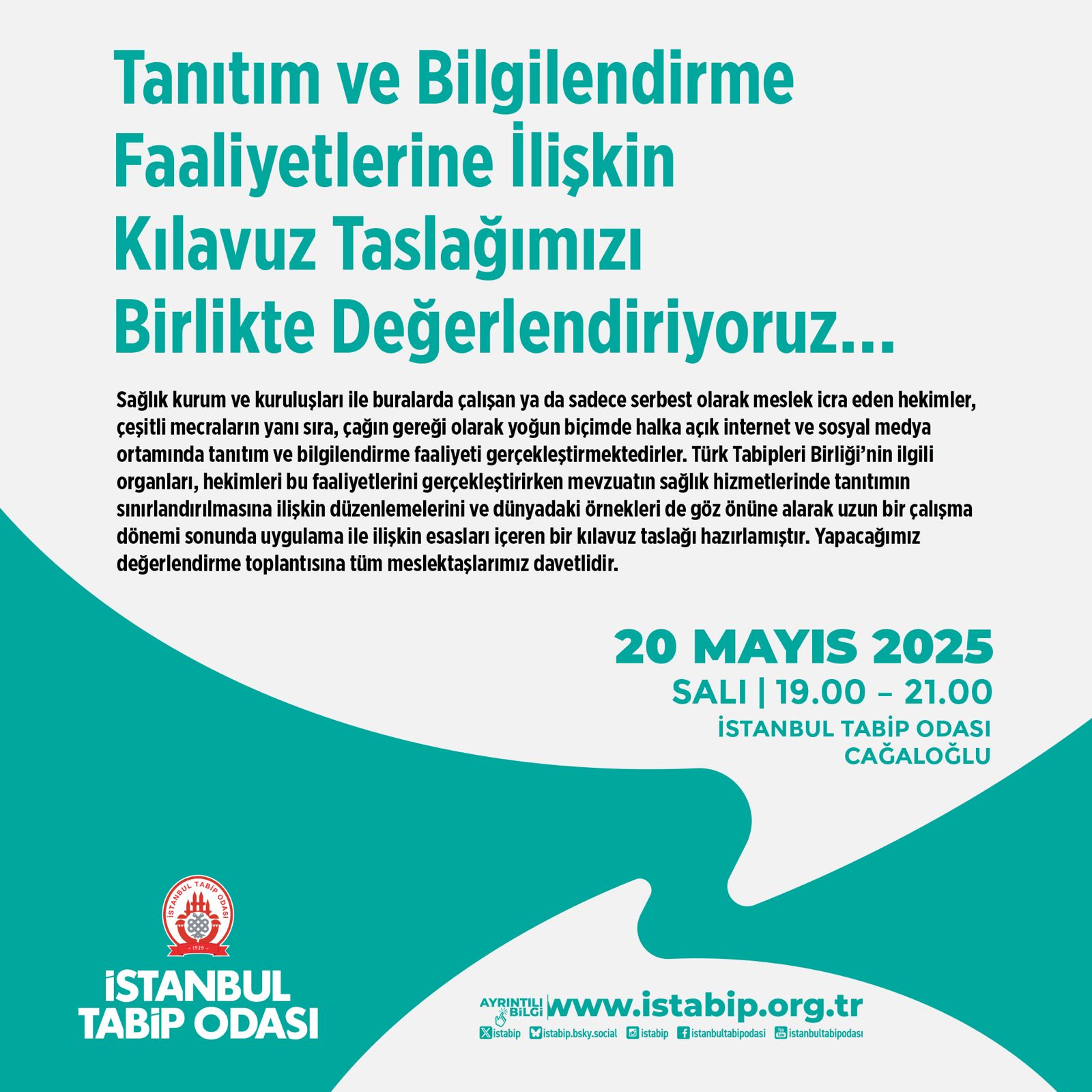Tanıtım ve Bilgilendirme Faaliyetlerine İlişkin Kılavuz Taslağımızı Birlikte Değerlendiriyoruz…
