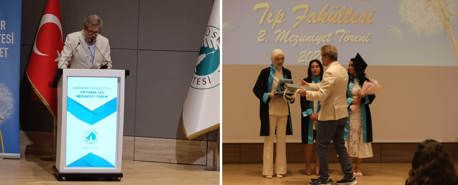 Üsküdar Üniversitesi Tıp Fakültesi Mezuniyet Töreninde Genç Meslektaşlarımızın Mutluluğunu Paylaştık