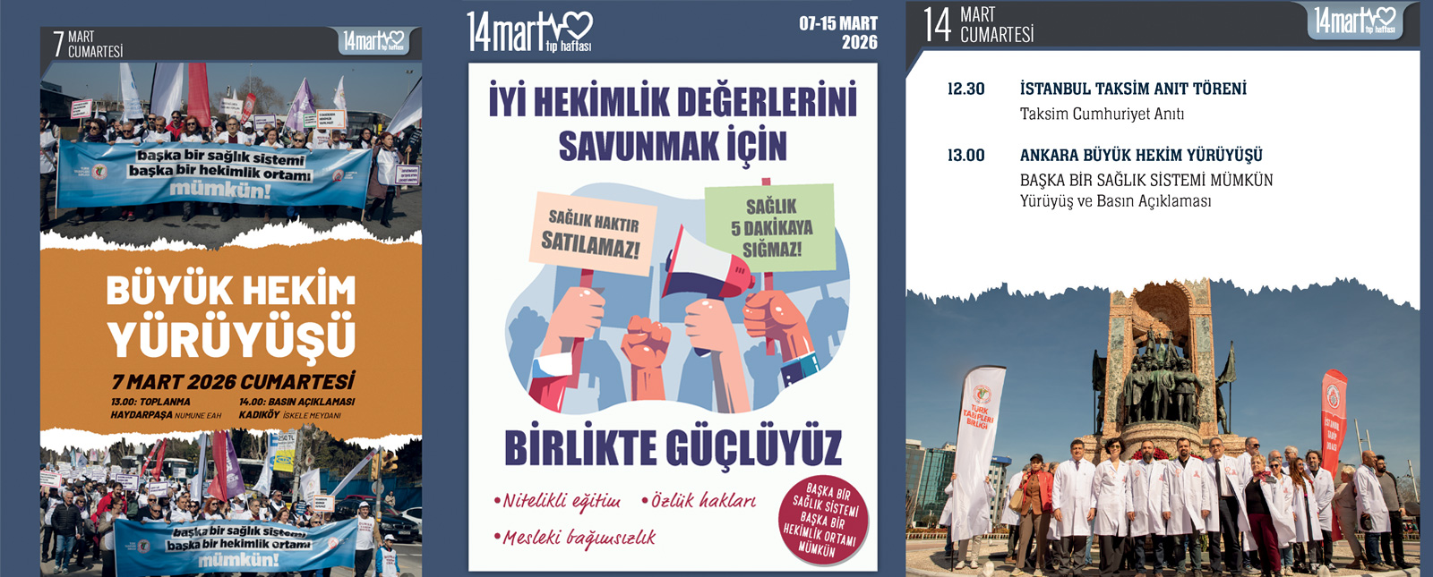 14 Mart Tıp Haftası Programı