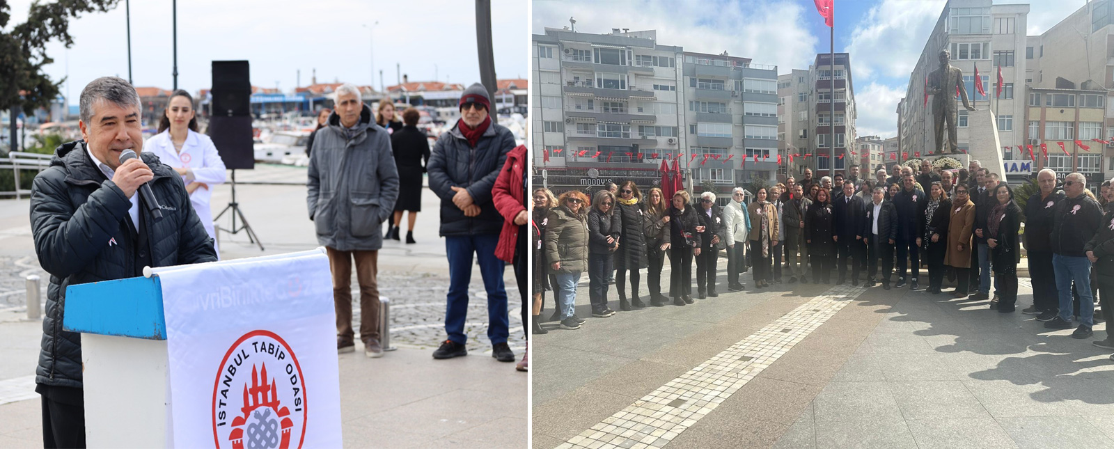 Silivri 14 Mart Tıp Haftası Anıt Töreni Yapıldı