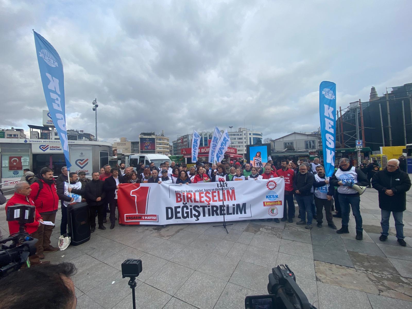 Emeğin Hakkı İçin, Adalet İçin, Barış ve Demokrasi İçin 1 Mayıs’a! Birleşelim Değiştirelim!