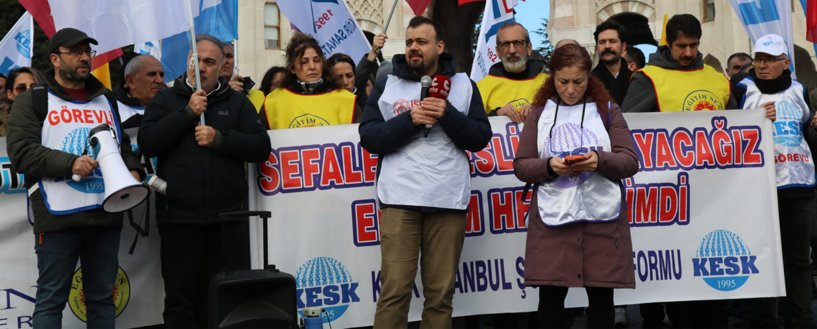 KESK’in Bir Günlük İş Bırakma Eylemine Destek Verdik!